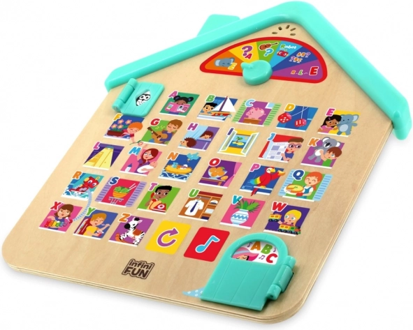 Holz-Musikhaus mit Alphabet CZ/SK