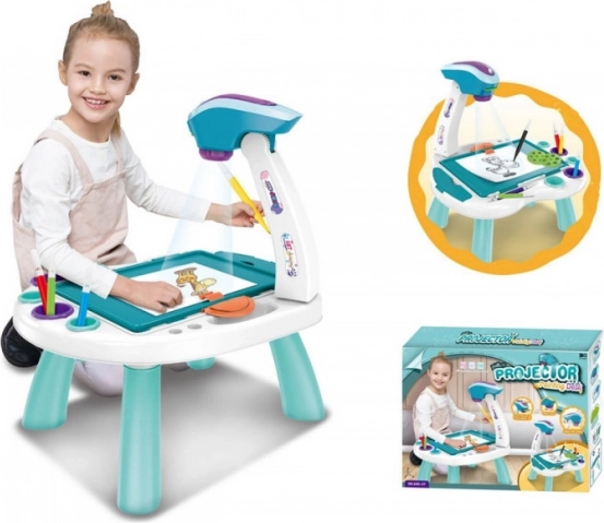 Tisch mit Projektor für Kinder
