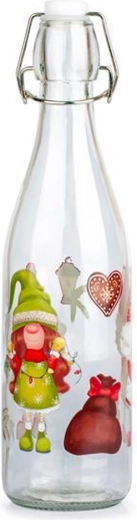 Glasflasche mit Bügelverschluss TORO 1 l Elfen