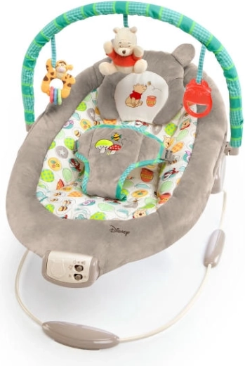 Vibrierende Babywippe mit Melodien DISNEY Baby WINNIE THE POOH Dots & Hunny, 0M+, bis 9 kg