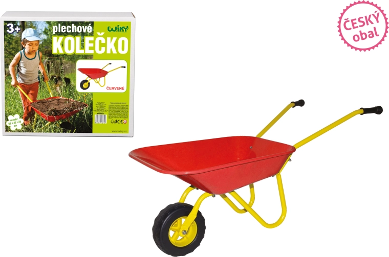Blechschubkarre Český obal Rot 82 × 42 × 35 cm