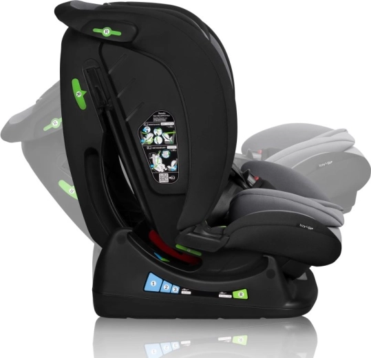 Wächst mit dem Kind: 40–150 cm, rückwärtsgerichtet bis 105 cm