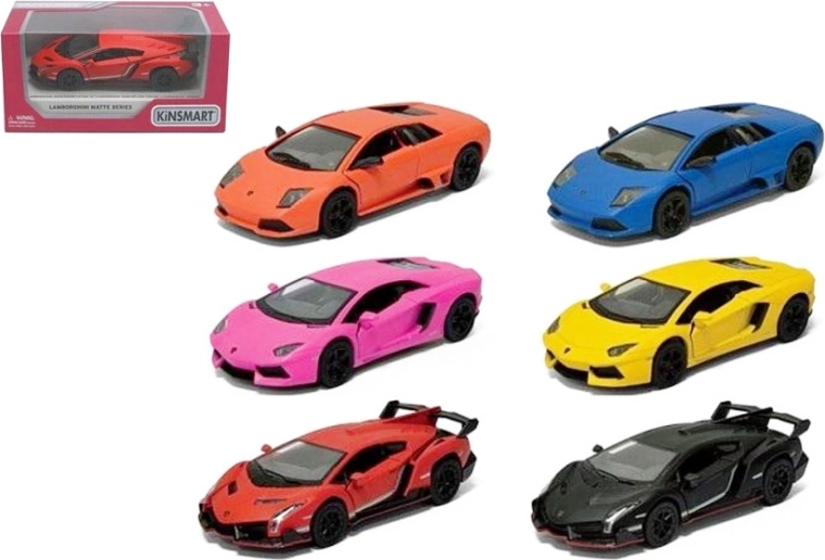 Lamborghini 1:36 Metallmodell mit Pull-Back-Antrieb