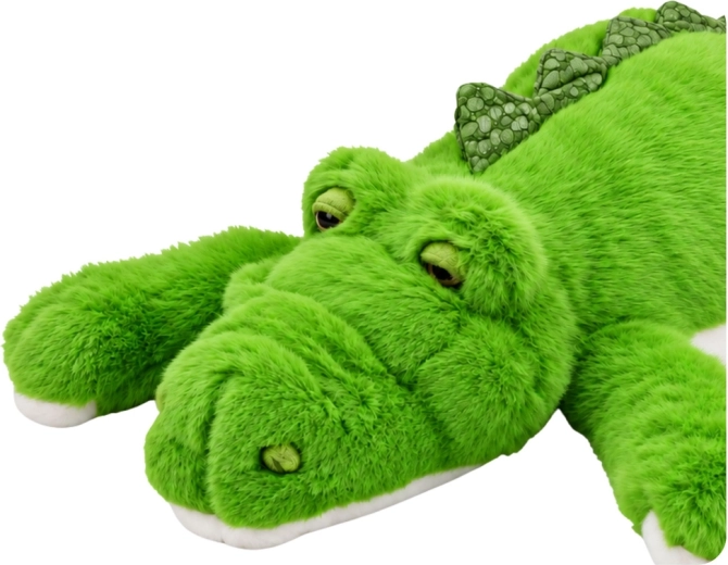 Auffälliges grünes Krokodil-Design