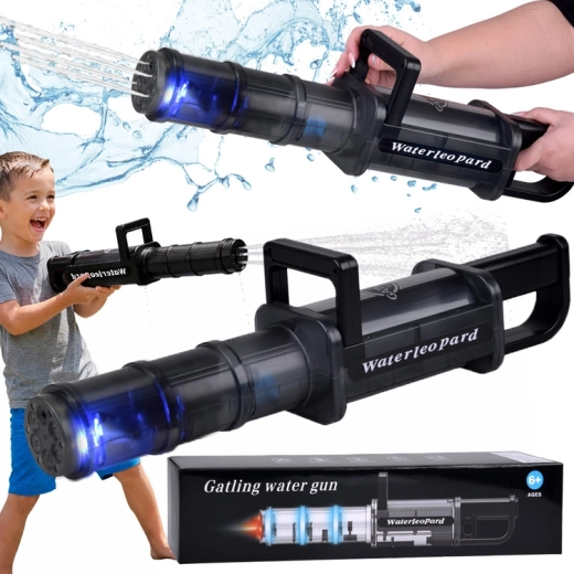 Elektrischer Wasserblaster mit LED-Beleuchtung, automatische Förderung