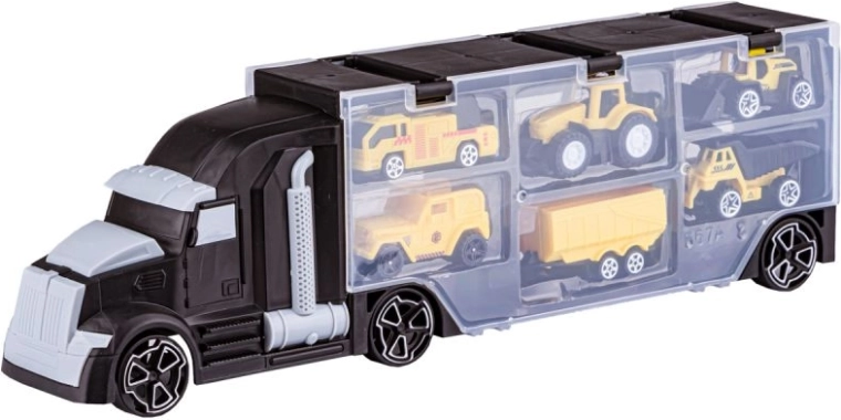 LKW 3-in-1: Abschleppwagen, Transporter und Garage