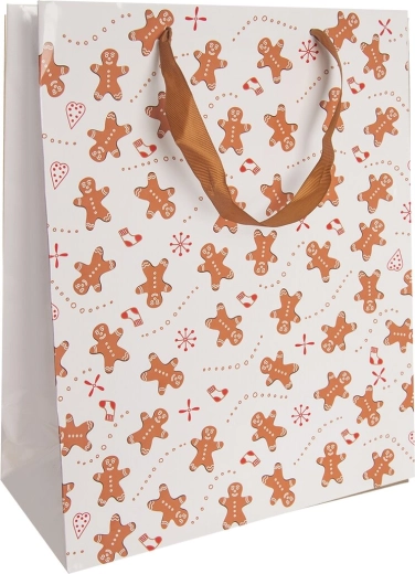 Geschenkpapiertüte Lebkuchen 26 × 12 × 32 cm