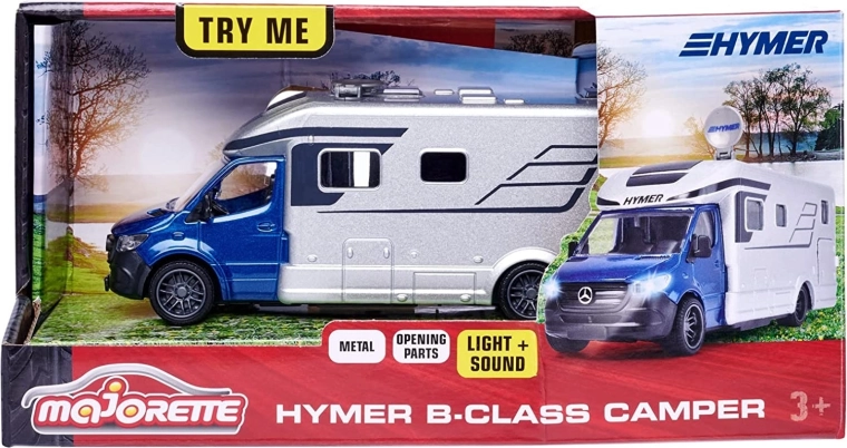 Majorette Hymer B-Class Wohnmobil 19 cm mit Licht und Sound