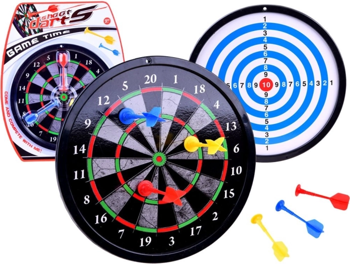 Magnetische beidseitige Dartscheibe