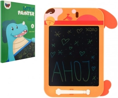 Zeichentafel für Kinder – orangener Hund 19,5 × 29 cm
