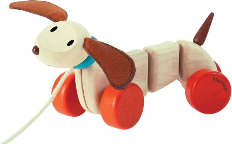 Ziehtier Holz-Welpe PlanToys