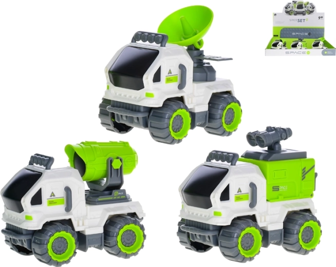 Spielzeug-Raumfahrzeuge mit Schwungrad 11 cm für Kinder