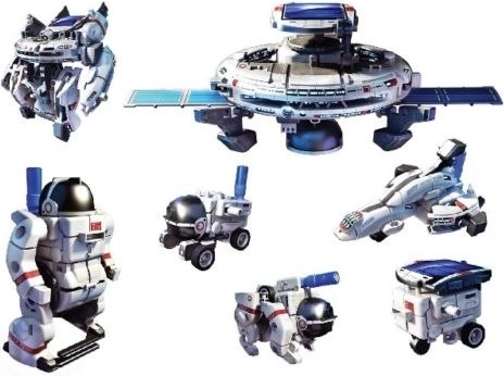 Solarsatz 7-in-1 für Kinder 10+ Weltraummodelle + Solarpanel + Mikrobatterie