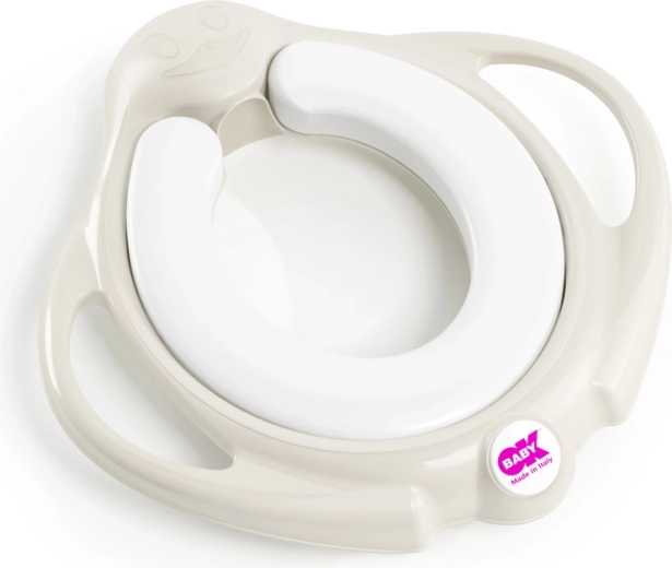 WC-Reduzieraufsatz für Kinder mit Griffen OK BABY Pinguo, weiß