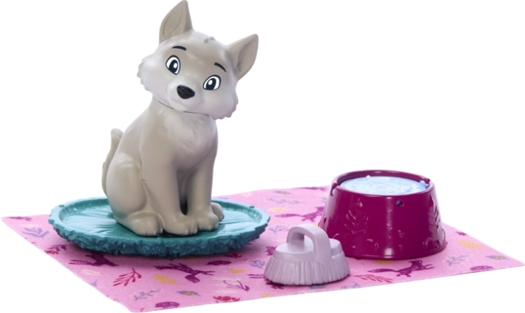 Niedlicher kleiner Wolf und seine Pflege