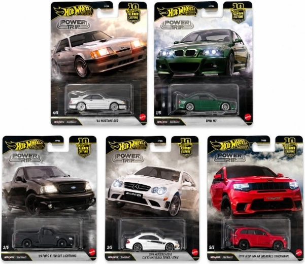 Hot Wheels Premium Sammlerauto Power Trip (Mix-Variante) – 1 Stück
