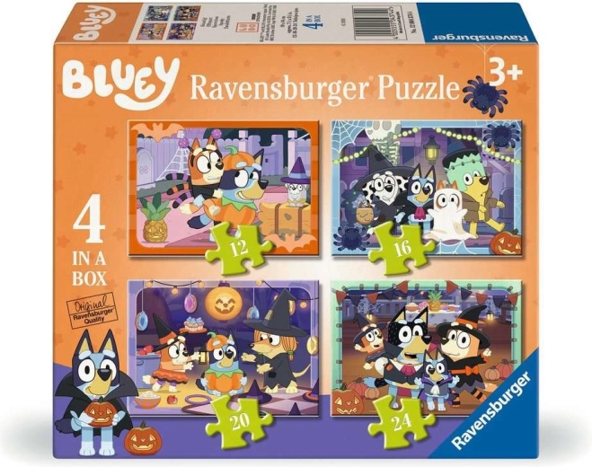 Ravensburger Puzzle Bluey Halloween 4-in-1 (12, 16, 20, 24 Teile)