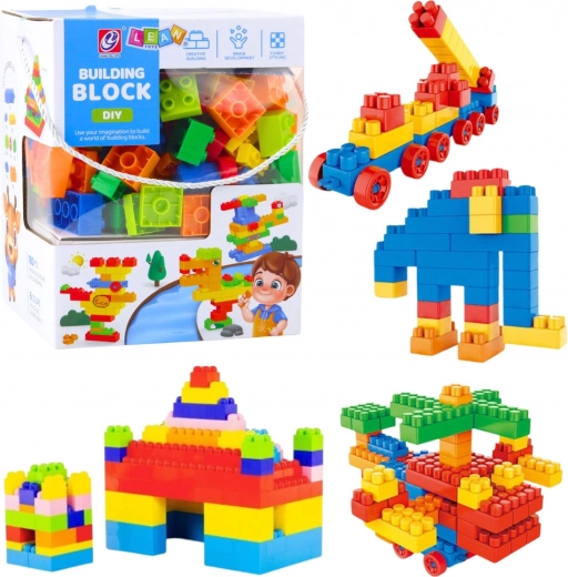 Konstruktionsspielzeug räumliche bunte Bausteine 180 Teile