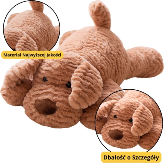 Beiger Plüschhund 30 cm