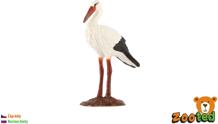 Figur des Weißstorchs, 9 cm
