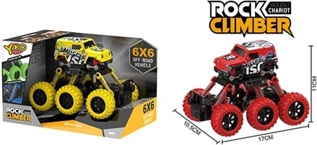 Auto Graffiti Crawler 6WD 1:43 mit Rückzugantrieb