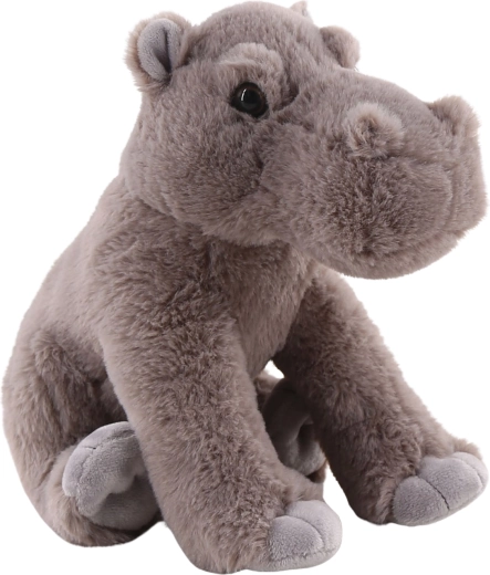 Sitzendes Plüschnilpferd 24 cm
