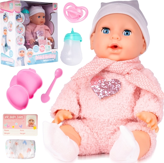 Puppe 35 cm trinkt und pinkelt Tosia mit Zubehör
