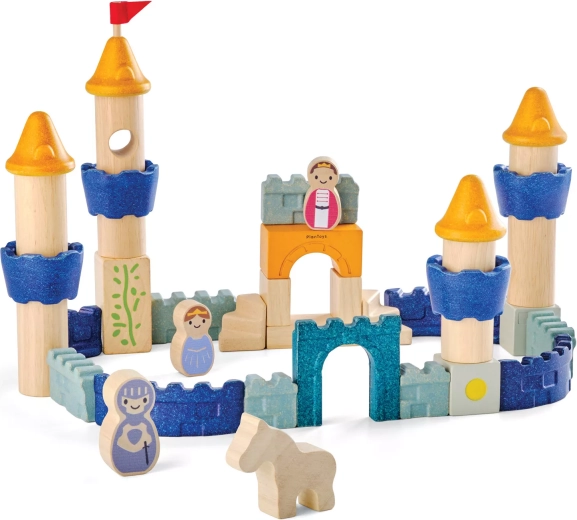 PlanToys Baukasten Burg (40 Teile)