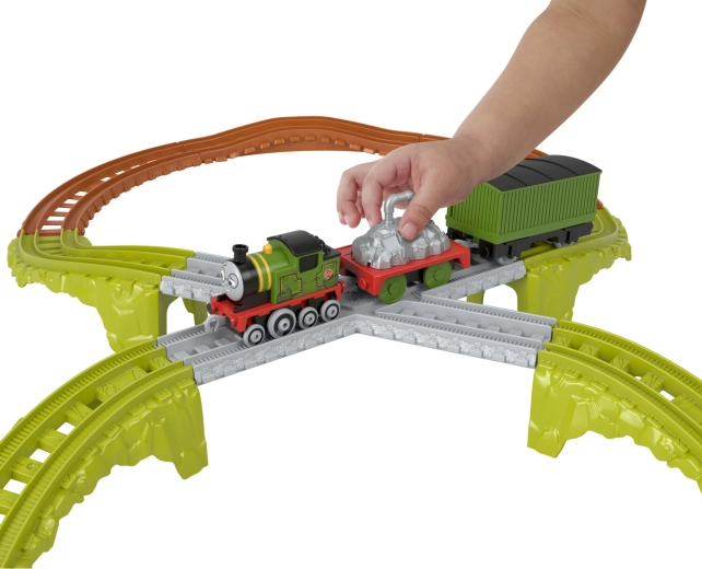 Lokomotive Whiff und Güterwaggons