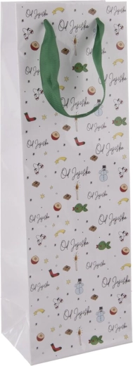 Geschenkpapiertüte für Wein „Vom Christkind“