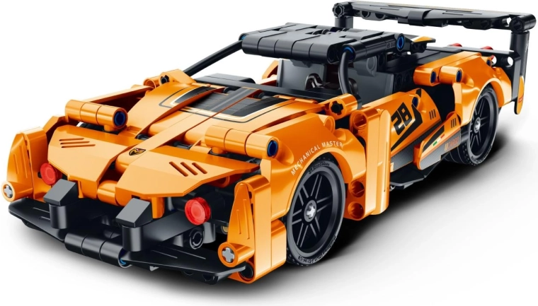 Modernes technisches Design und bewegliche Elemente