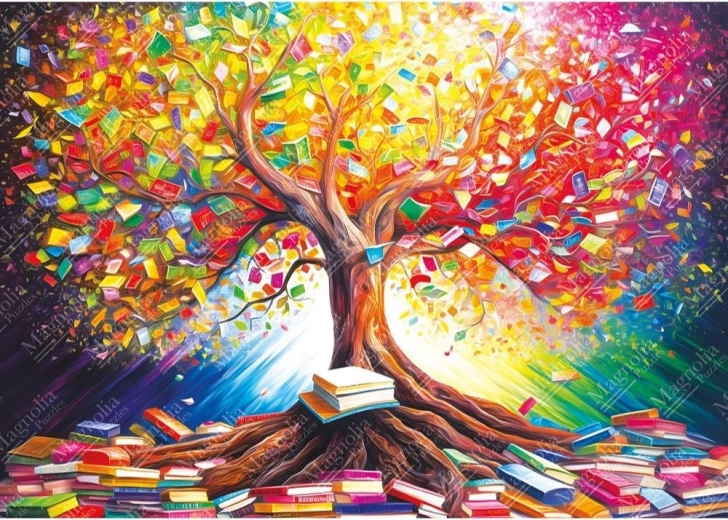 Puzzle Bücherbaum 1000 Teile