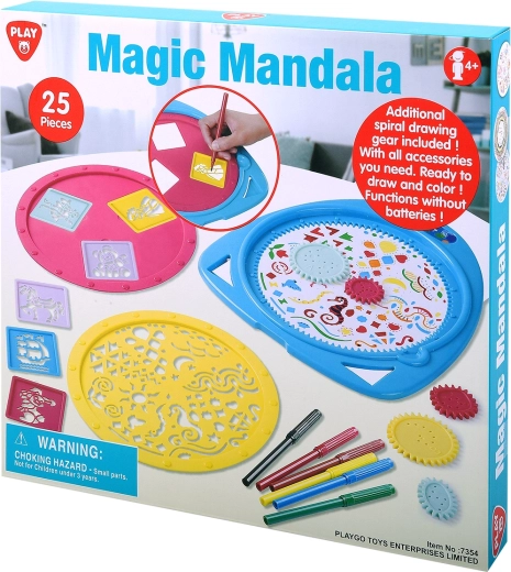 Playgo Magische Mandala – Kreativset mit 25 Teilen