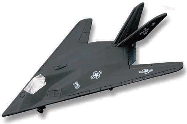 Maisto Fresh Metal Tailwinds Flugzeug F-117 Nighthawk mattschwarz