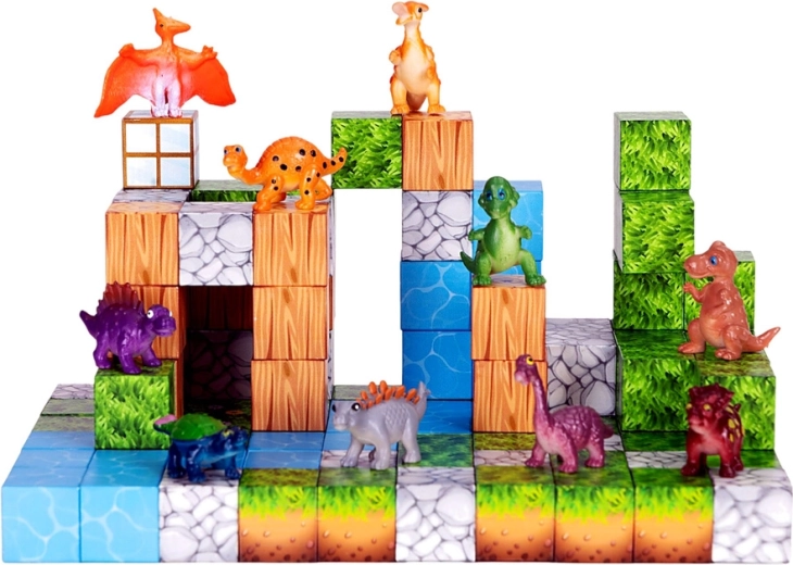 Kreative 3D-Welt der Natur und Dinosaurier