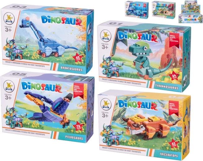 Konstruktionsset Dinosaurier für Kinder ab 3 Jahren