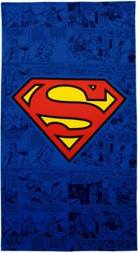 Superman-Mikrofaserhandtuch 90 × 170 cm
