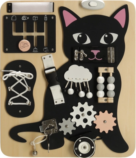 Lulilo Sensorik-Tafel Katze für Kinder