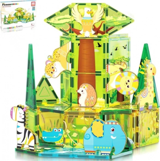 Picasso Konstruktionsspiel Safari-Set mit 8 Tieren