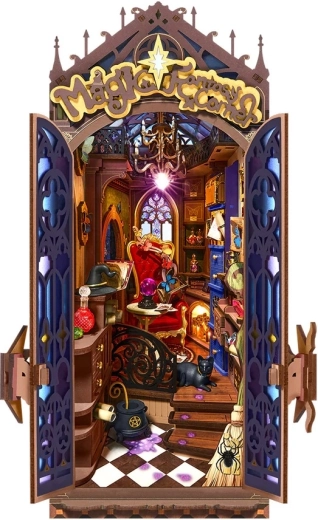 RoboTime 3D-Bausatz als Buchstütze – magische Fantasy-Ecke