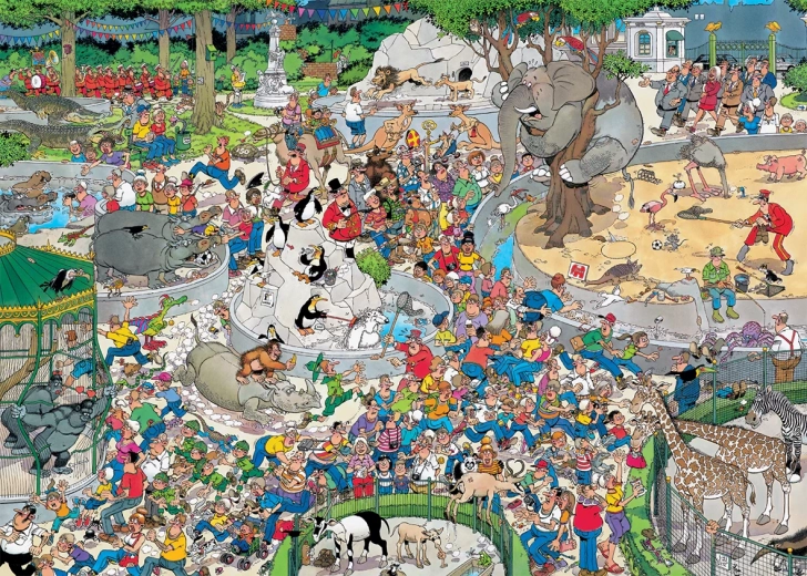 Jumbo Jan van Haasteren Zoo XL Puzzle 500 Teile