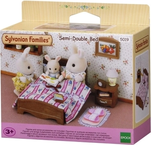Doppelbett mit Nachttisch SYLVANIAN FAMILIES