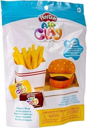 Spaßiges Modellieren von Burgern und Pommes