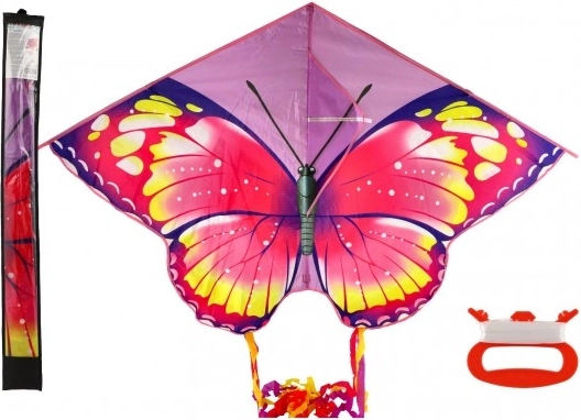 Flugdrachen Schmetterling aus Nylon 145 × 97 cm im Stoffbeutel