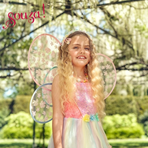 Souza! Kinderkostüm Fee Flora (3–4 Jahre, 98–104 cm)