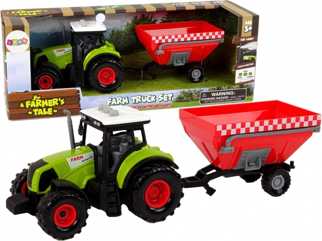 Traktor mit Sound und abnehmbarem Anhänger FARMA für Kinder