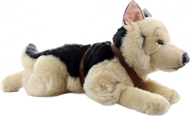 Praktische Liegeposition mit Geschirr