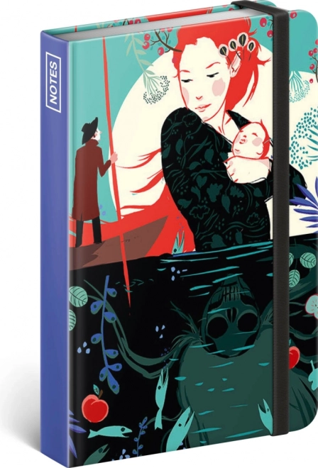 Liniertes Notizbuch mit eigenem Design von Kateřina Bažantová 11 × 16 cm