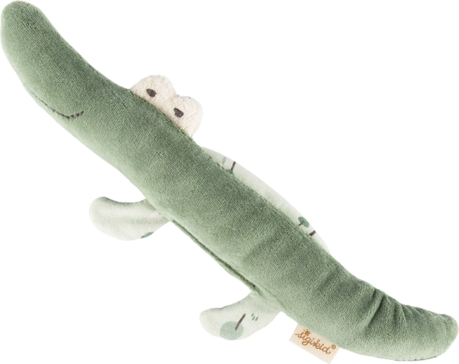 Sigikid Krokodil-Rassel – erstes Plüschtier für Babys