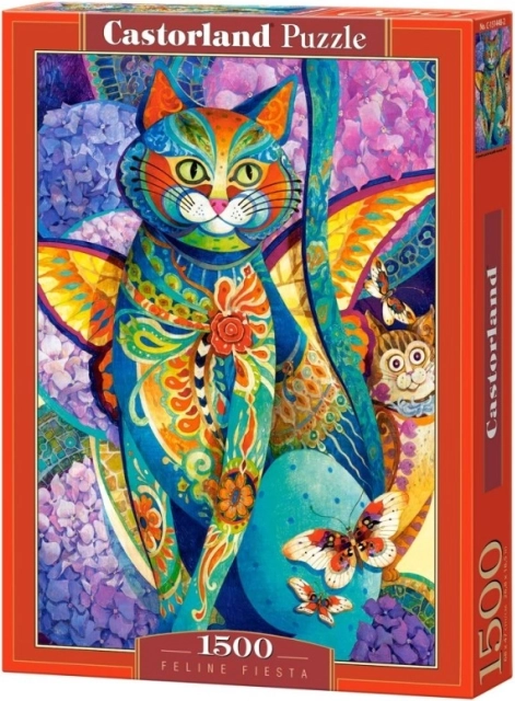Puzzle 1500 Teile Feline Fiesta